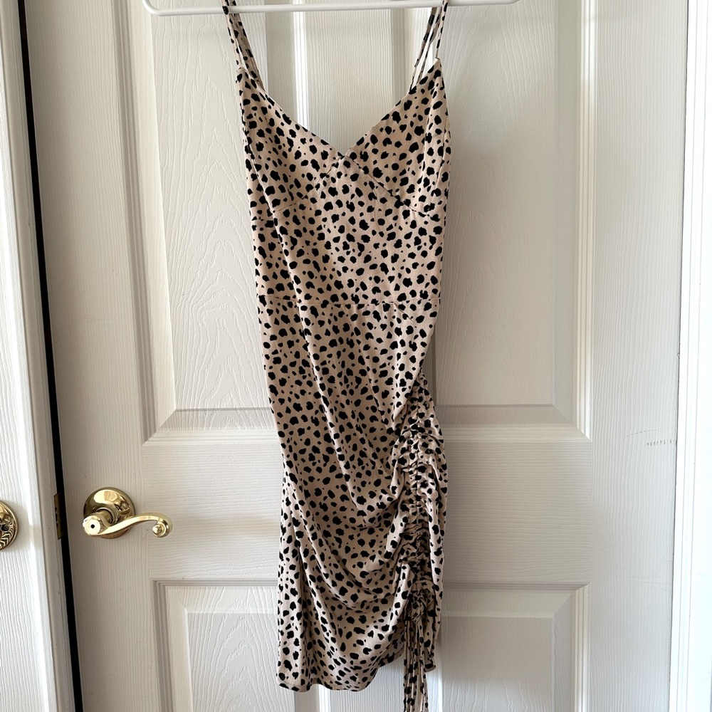 Leopard print dress XSM